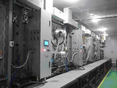 安装在深圳南玻显示器件科技有限公司ITO生产线上的旋转阴极（一）